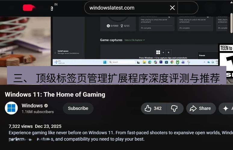 谷歌浏览器 三、 顶级标签页管理扩展程序深度评测与推荐