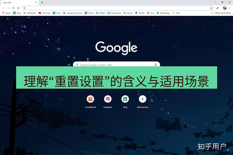 谷歌浏览器 理解“重置设置”的含义与适用场景