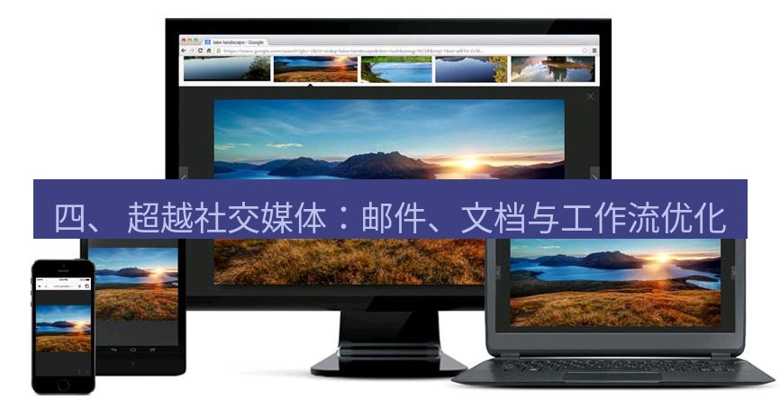 谷歌浏览器 四、 超越社交媒体：邮件、文档与工作流优化