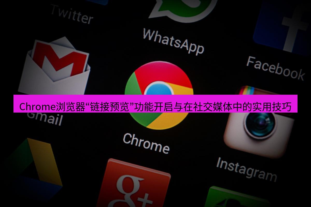谷歌浏览器 Chrome浏览器“链接预览”功能开启与在社交媒体中的实用技巧