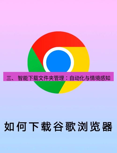 谷歌浏览器 三、 智能下载文件夹管理：自动化与情境感知